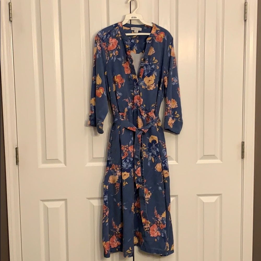 Floral Coldwater Creek dress large